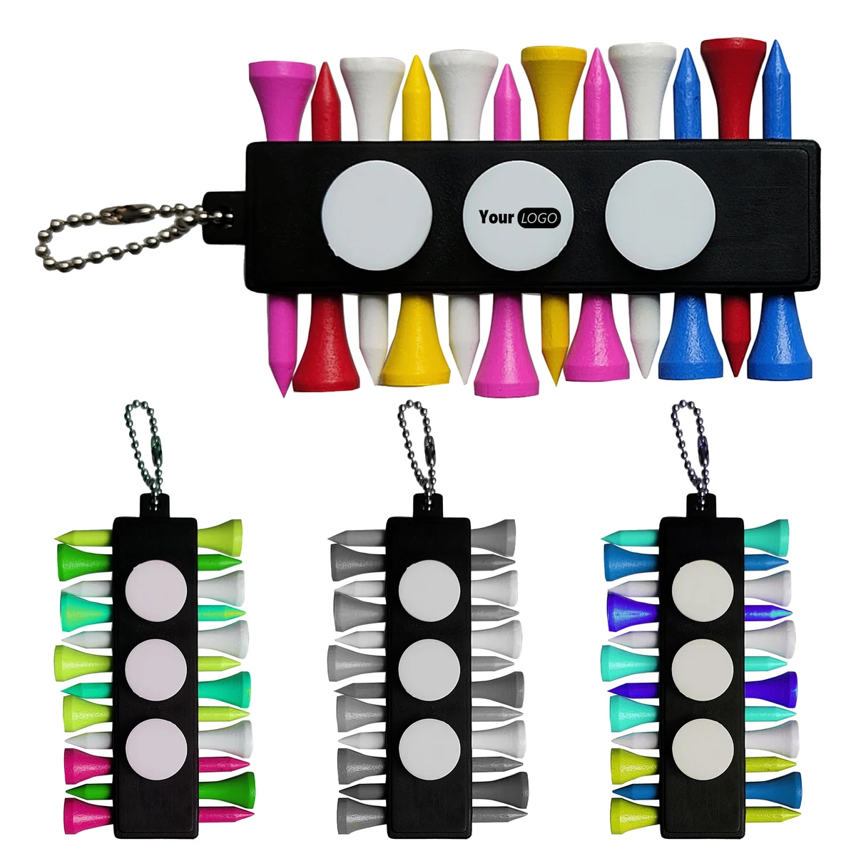 Pvc Personalized Golf Tee Kit 1
