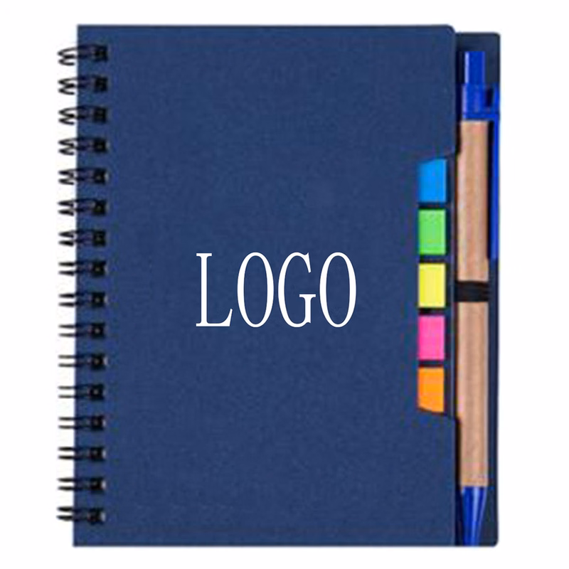 Spiral Notebook With Pen For Notes