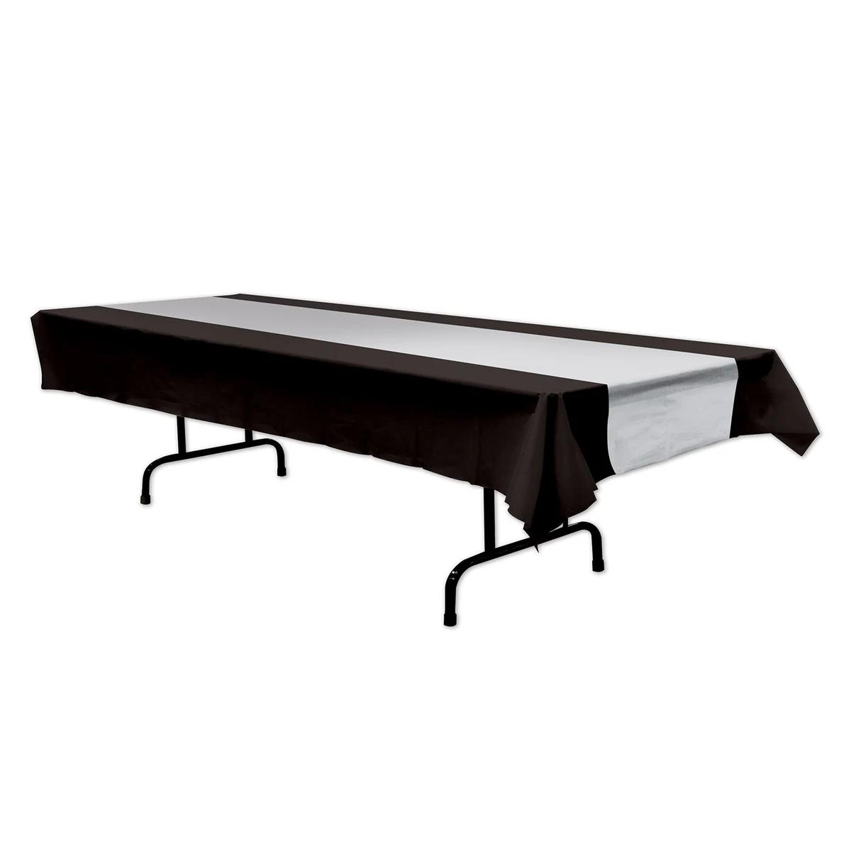 Black & Silver Table Cover 1