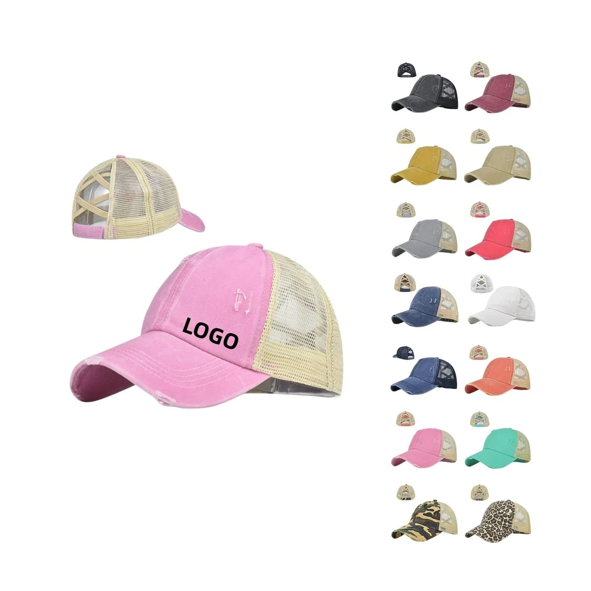 Breathable Cap For Messy Bun 1