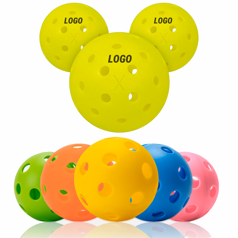 MOQ 10pcs Durable TPE Pickleballs