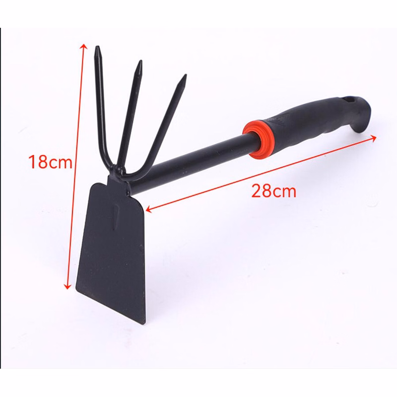 2 in 1 Garden Fork Prong and Hoe