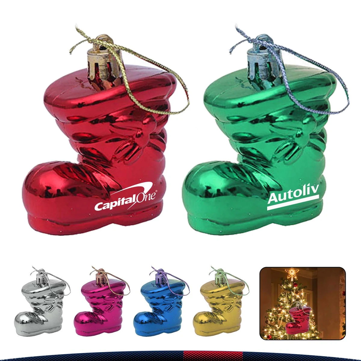 Christmas Boots Pendant 1