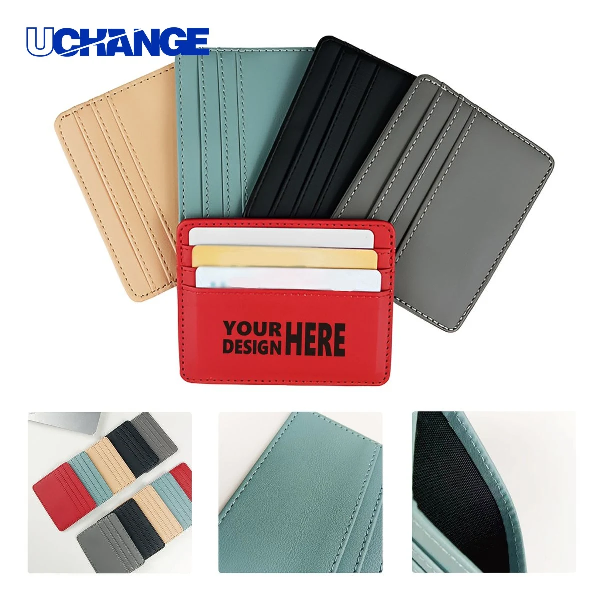 PU Leather Multi-Slot Card Holder Case 1
