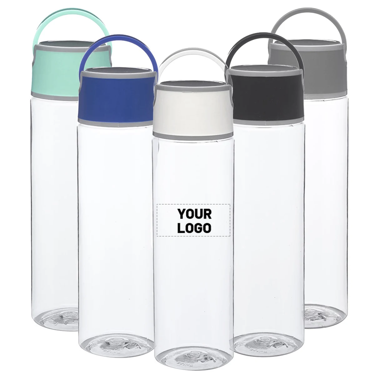 Plastic Bottle with Carrying Handle, 23oz. 1