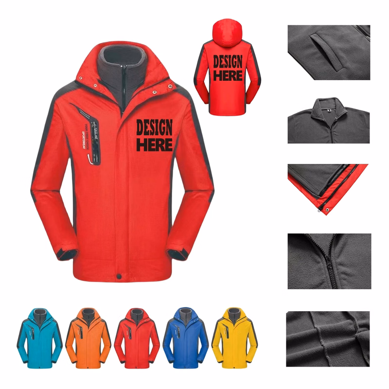 3-in-1 Windproof And Rainproof Thickened Jacket