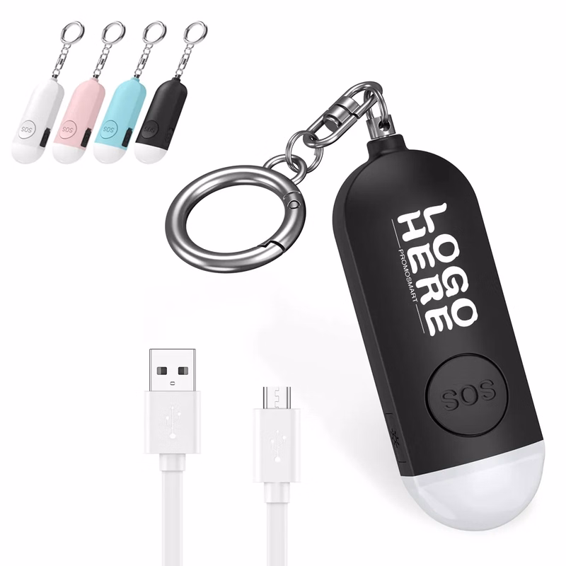 130dB Loud Personal Alarm With LED Flashlight