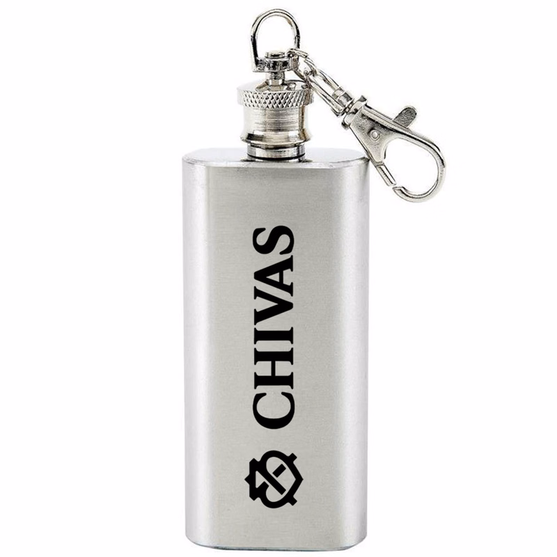 Jims Premium Keychain Flask Stainless Steel 2Oz