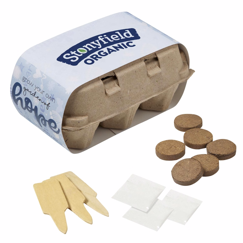 Blue Grow Your Own Garden of Hope Planter Kit