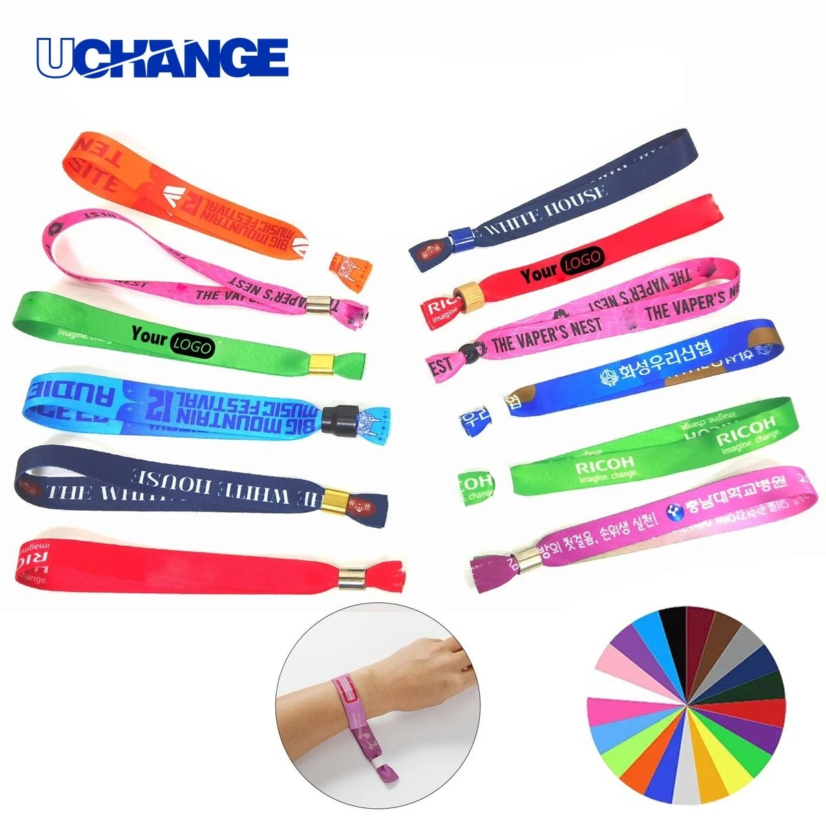 Disposable Cloth Event Wristband 1