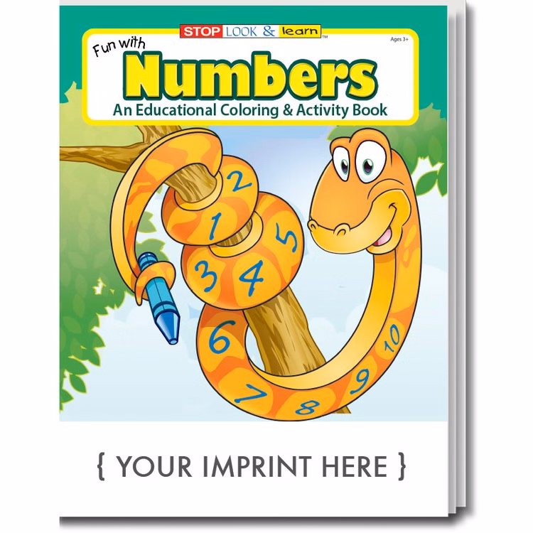COLORING BOOK - Fun With Numbers Coloring & Activity Book