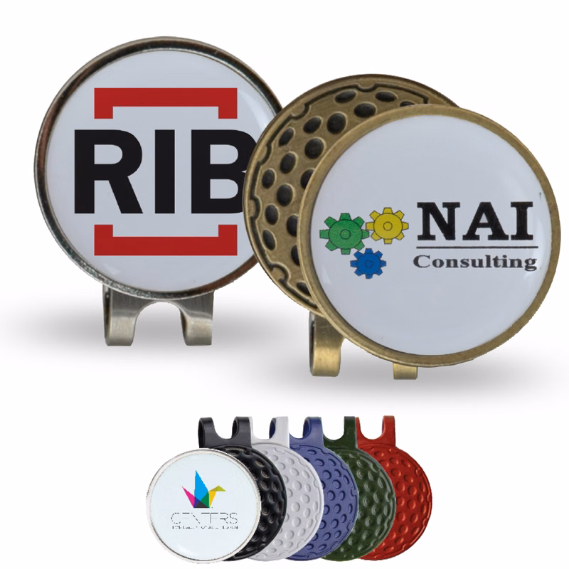 Hat Clip with Removable Ball Marker
