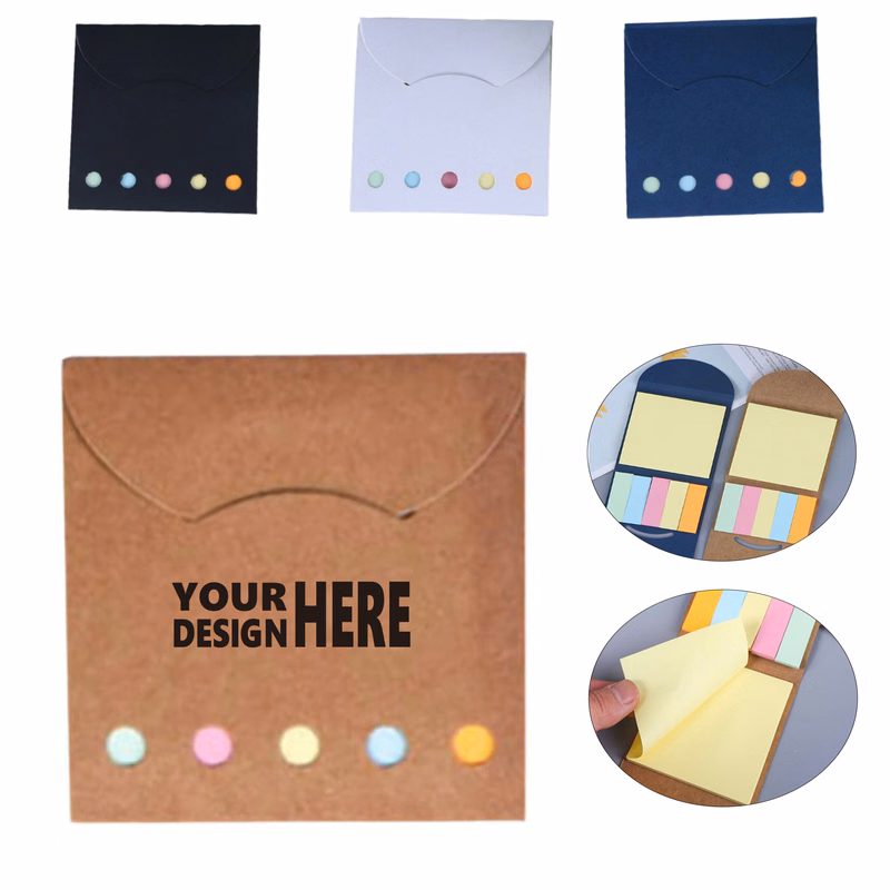 Kraft Paper-Wrapped Vibrant Note Pads