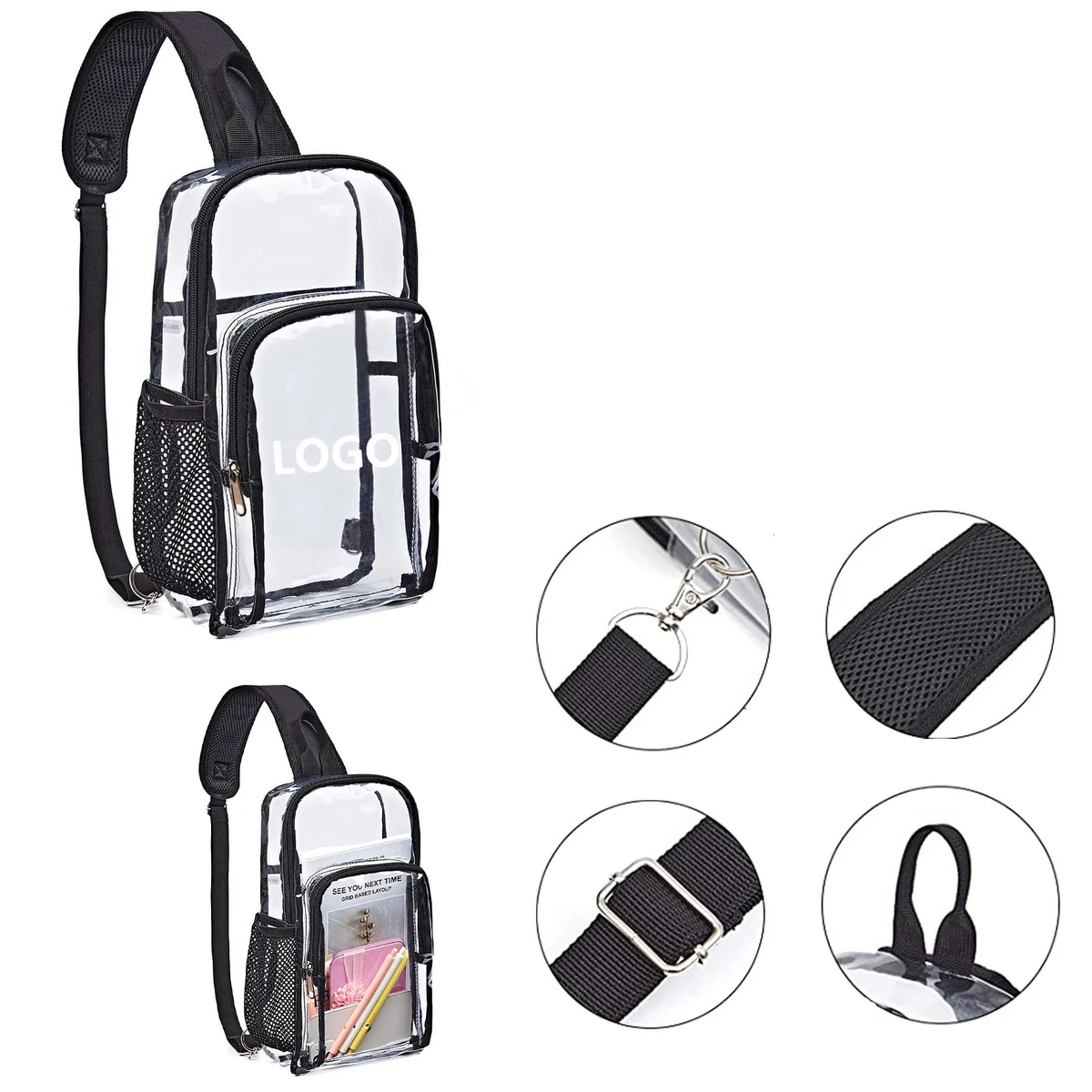Clear Sling Bag 1