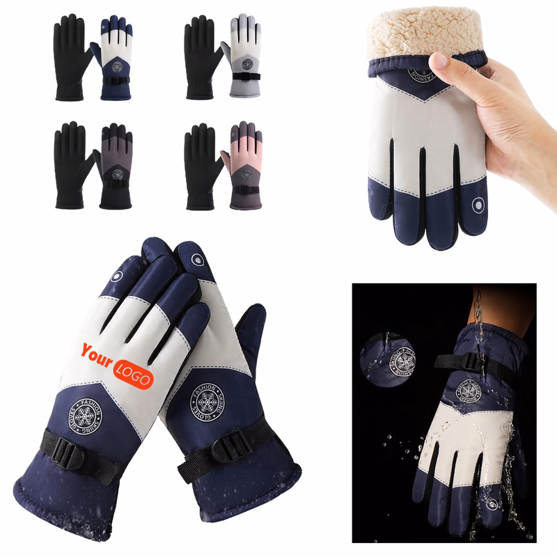 Winter Skiing Riding Touchscreen Outdoor Fleece Gloves