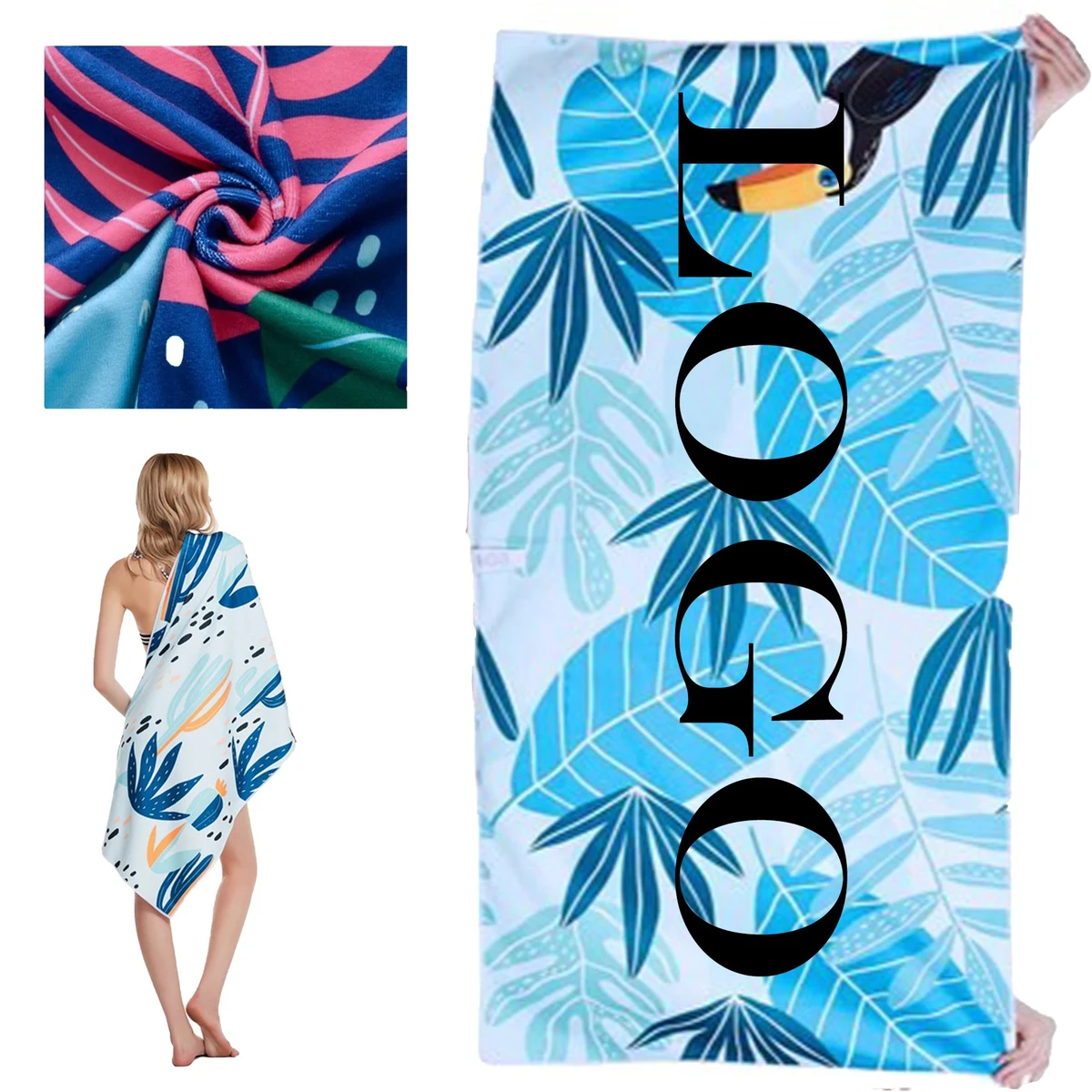 Microfiber Reinforced Fabric Beach Towel 1