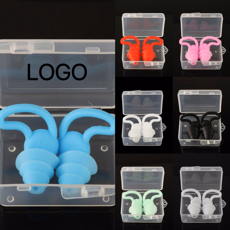 Silicone Shark Fin Shaped Noise Reduction Earplugs