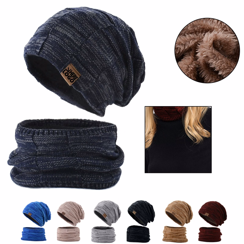 Hat and Scarf Matching Set