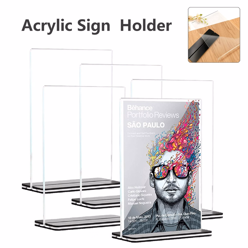 Office Table Sign Display Holder