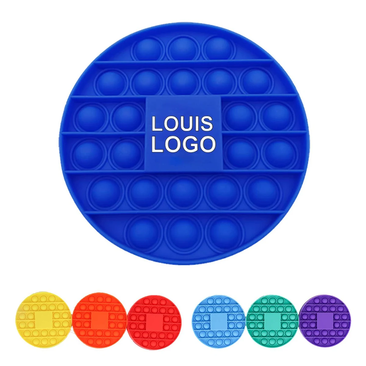 Round Stress Relief Silicone Toy 1