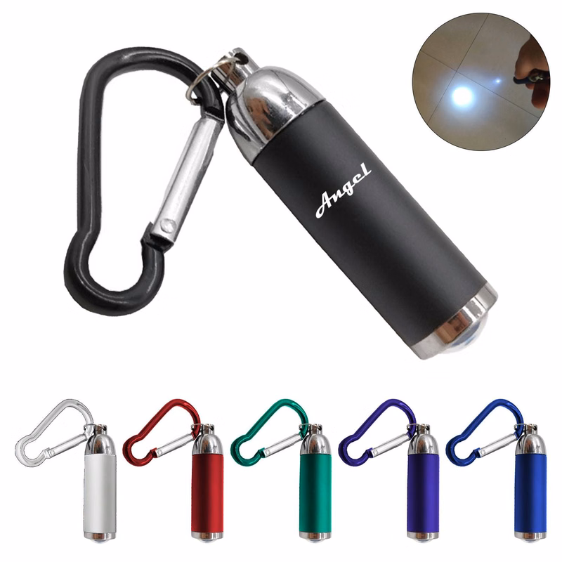Mini Aluminum LED Flashlight Keychain