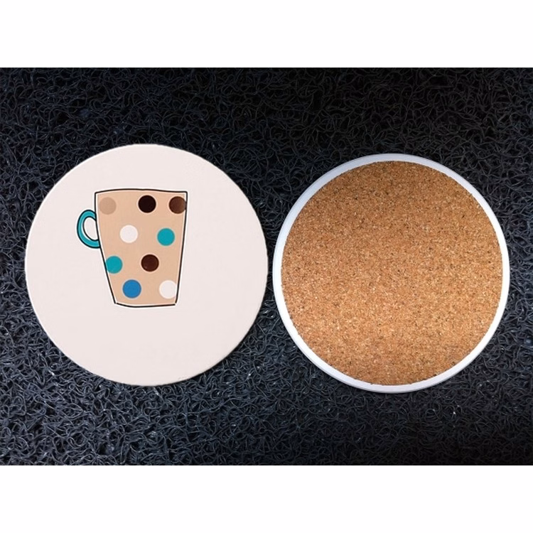 Round Ceramic Drink Coasters