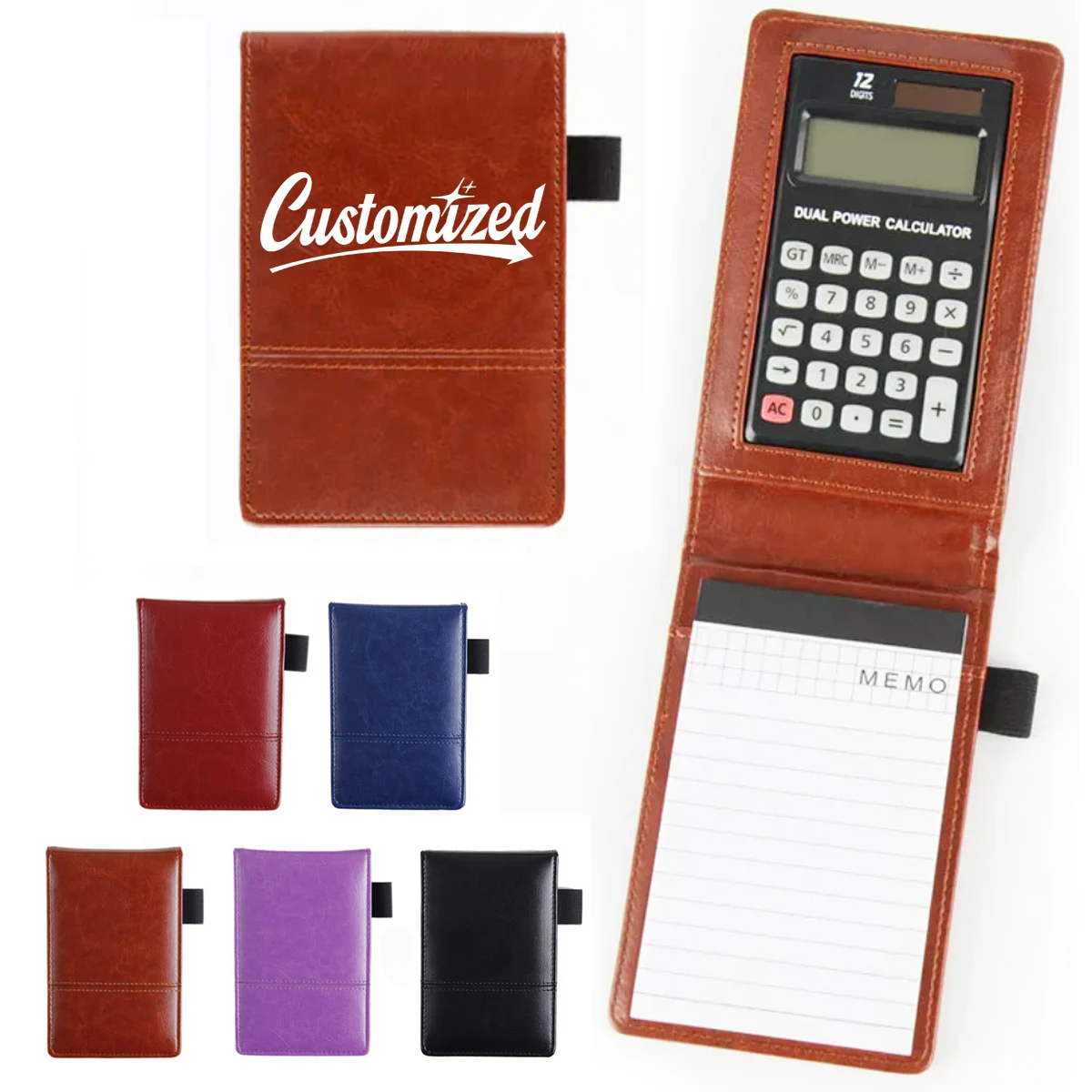 PU Leather Calculator Notepad 1