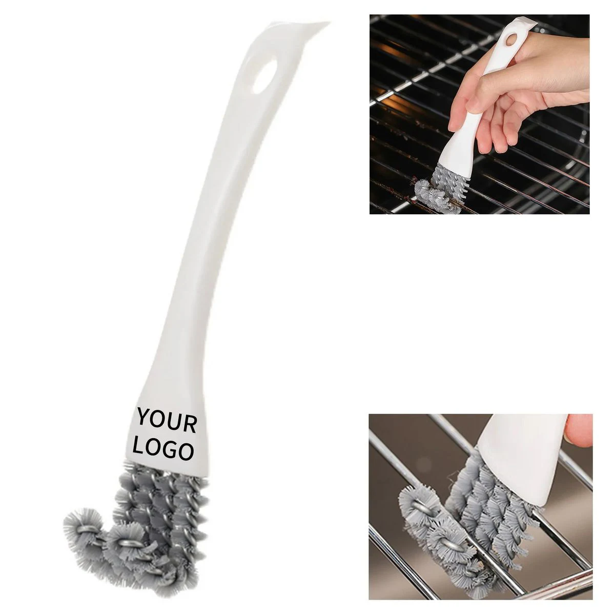 Heavy Duty Grill Brush with Non Slip Handle 1