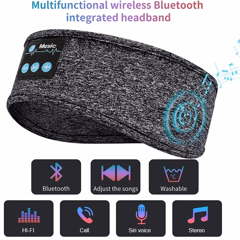 Sleep Headphones Bluetooth Headband with Built -in Speakers