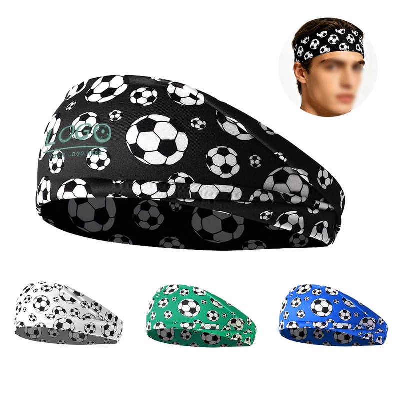 Polyester Sweat-Wicking Sports Soccer Headband