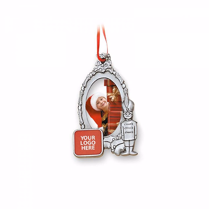Photo Ornament (2.5 x 1.5 in Oval w/Toy Soldier)