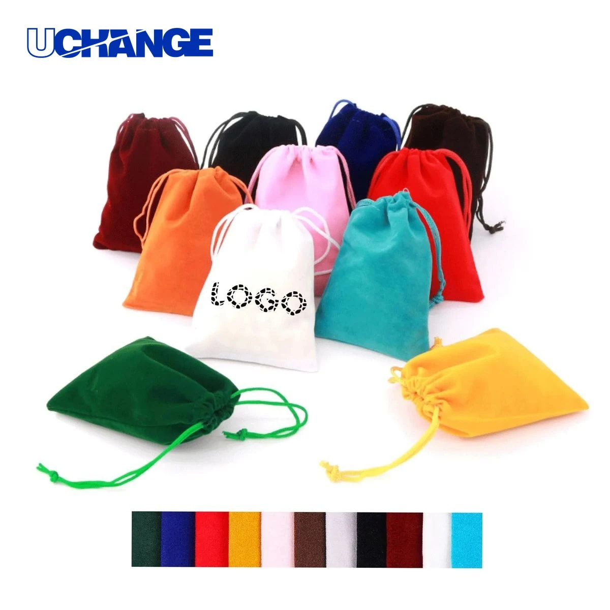 Pile Coating Jewelry Drawstring Bag 1