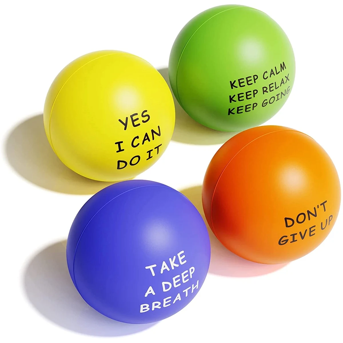 Motivational Round PU Stress Relief Ball 1