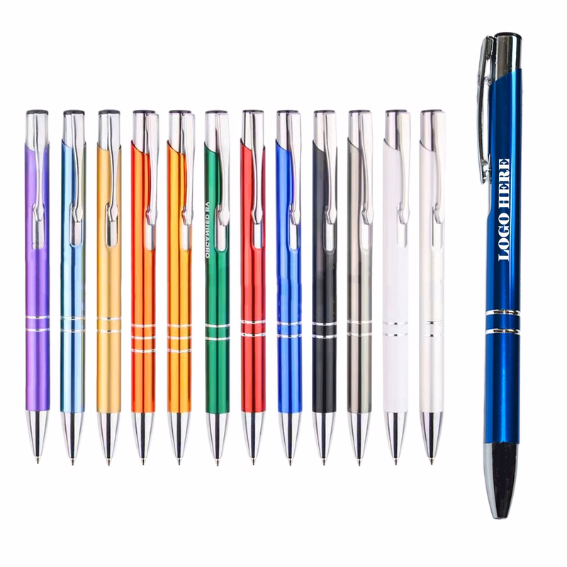 Aluminum Push Click Ballpoint Pen