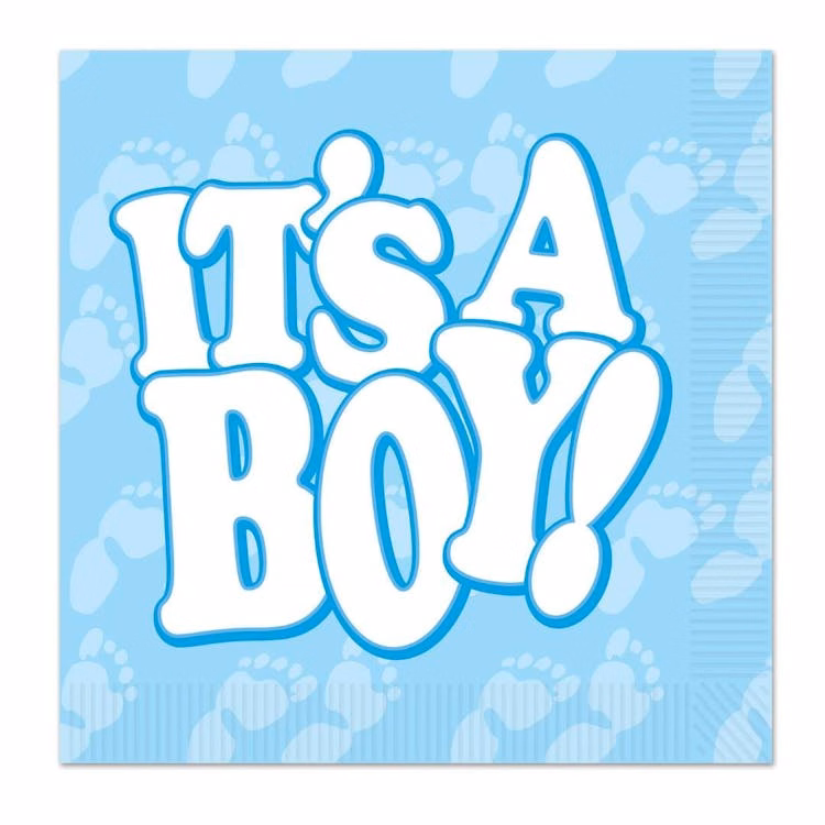 It's a Boy Beverage Napkins 16 Count