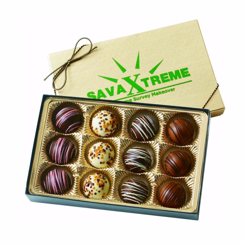 Truffle Gift Box with 12 Truffles