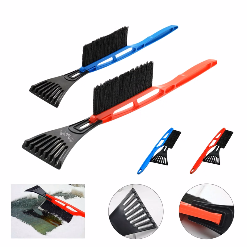 Car Windshield Long Handle Plastic Scraper Snow Ice Shovel