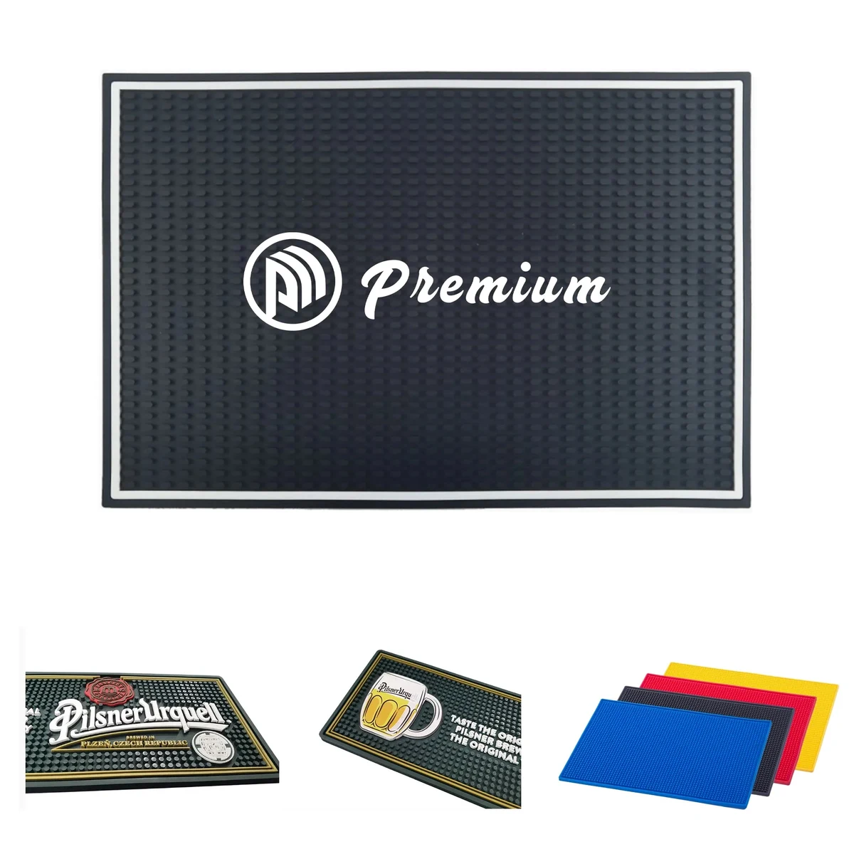 Custom Square Pvc Bar Mat 1