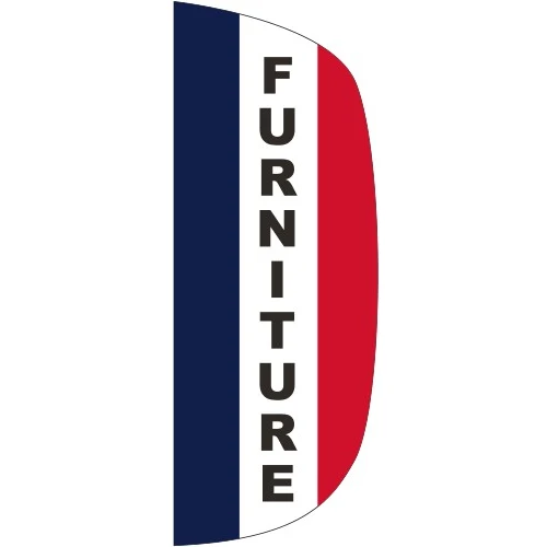 "FURNITURE" 3' x 8' Message Flutter Flag 1