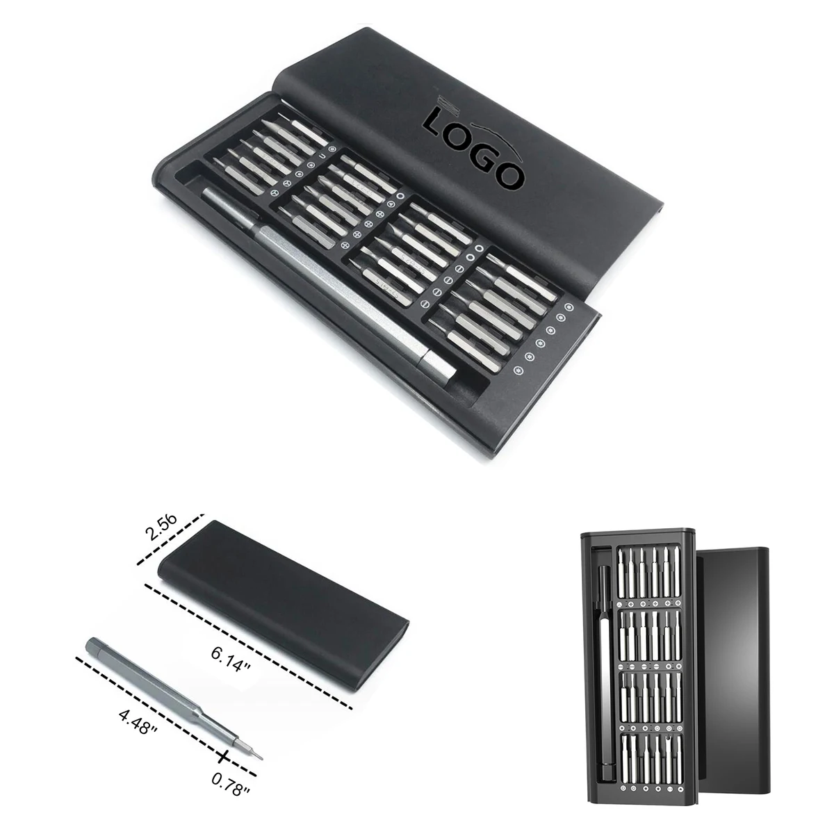 24-In-1 Precision Screwdriver Set With Aluminum Handle 1