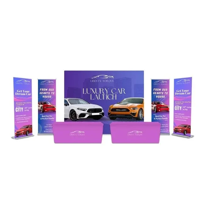 20ft Booth Tradeshow Display Package 1