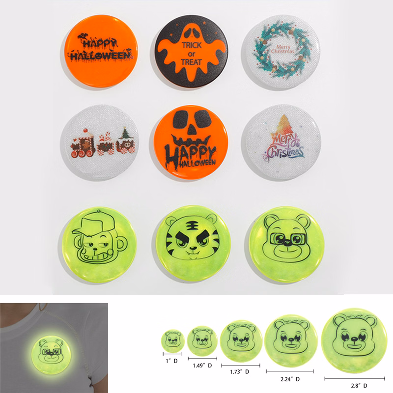 Customization Reflective Badge Pin