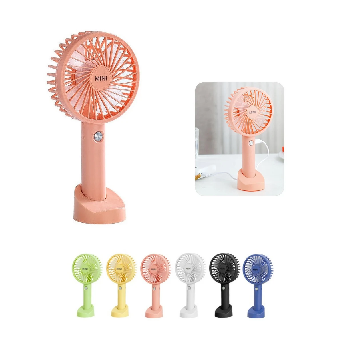 USB Desktop Handheld Fan 1