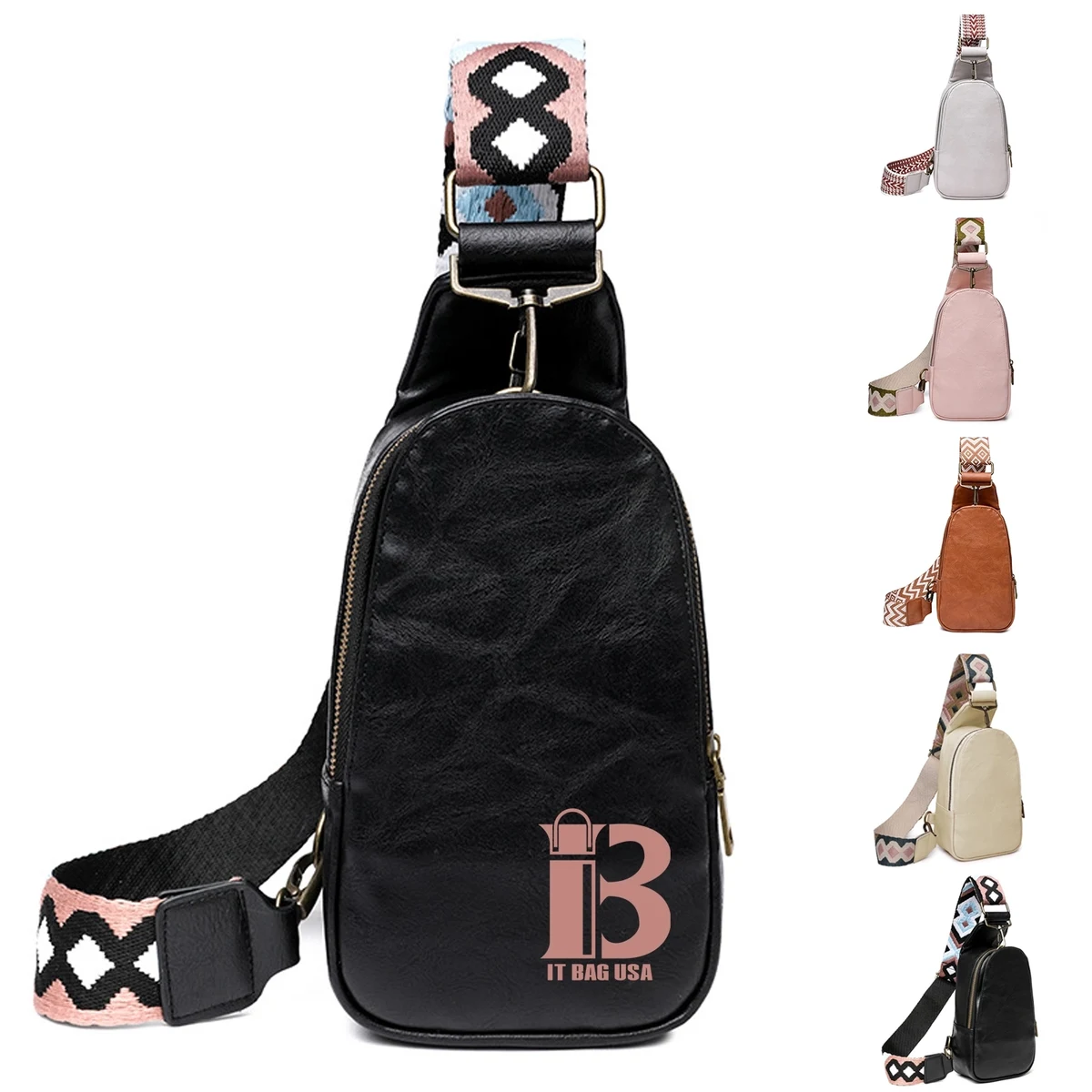 Pu Leather Sling Bag 1