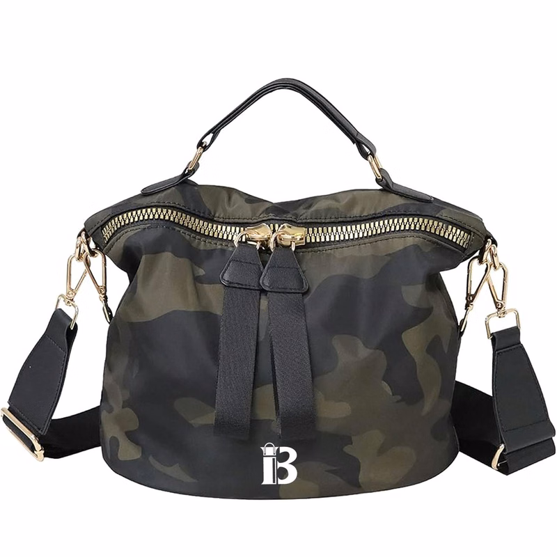 Anti Theft Foldable Nylon Crossbody Handbag