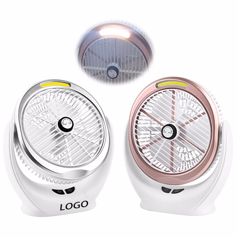Desk Fan With Cob Light