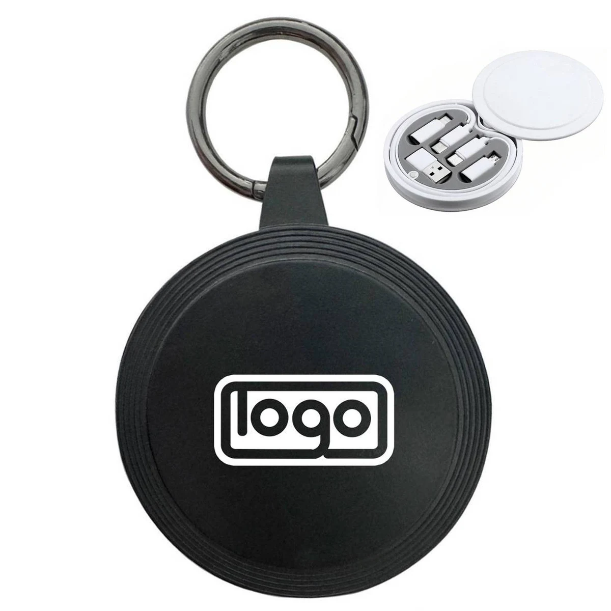 6‑in‑1 60W Charging Cable Storage Box Keychain 1
