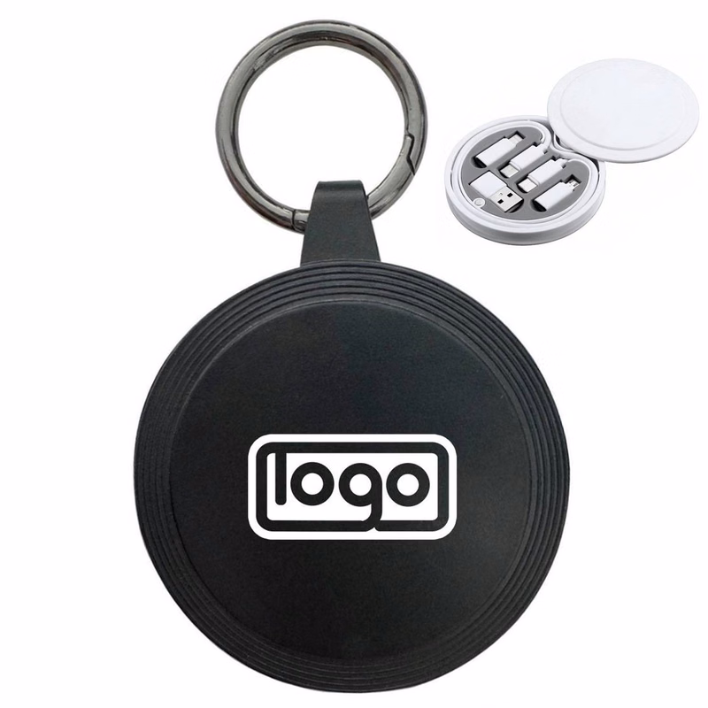 6‑in‑1 60W Charging Cable Storage Box Keychain