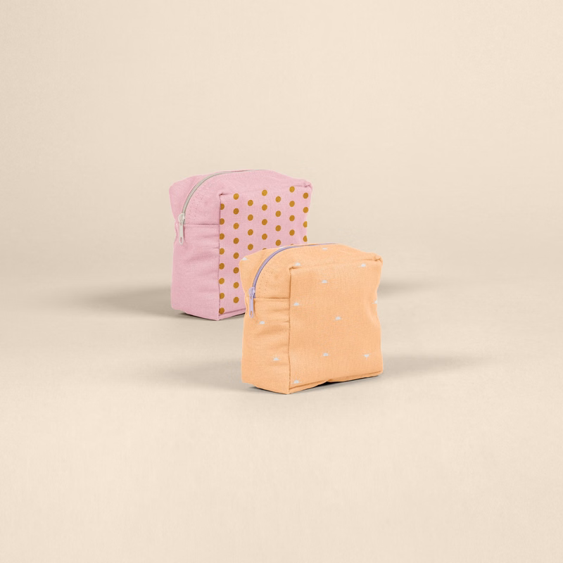 MOD POUCH - MEDIUM - COLORED CANVAS