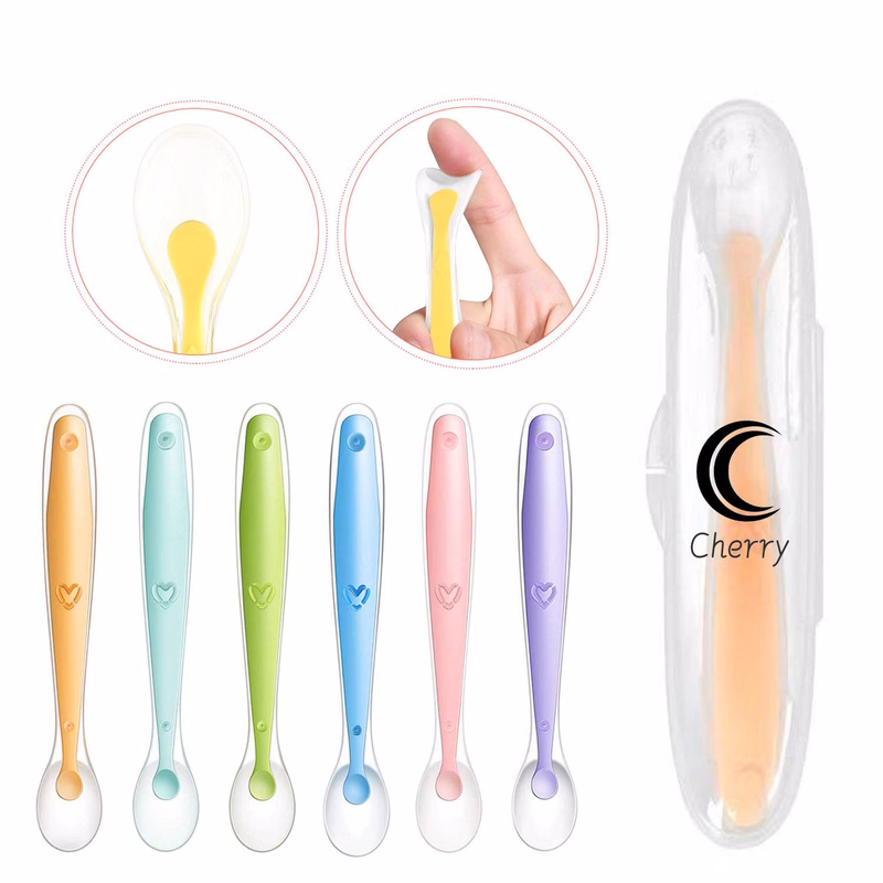 Silicone Baby Spoon With Box